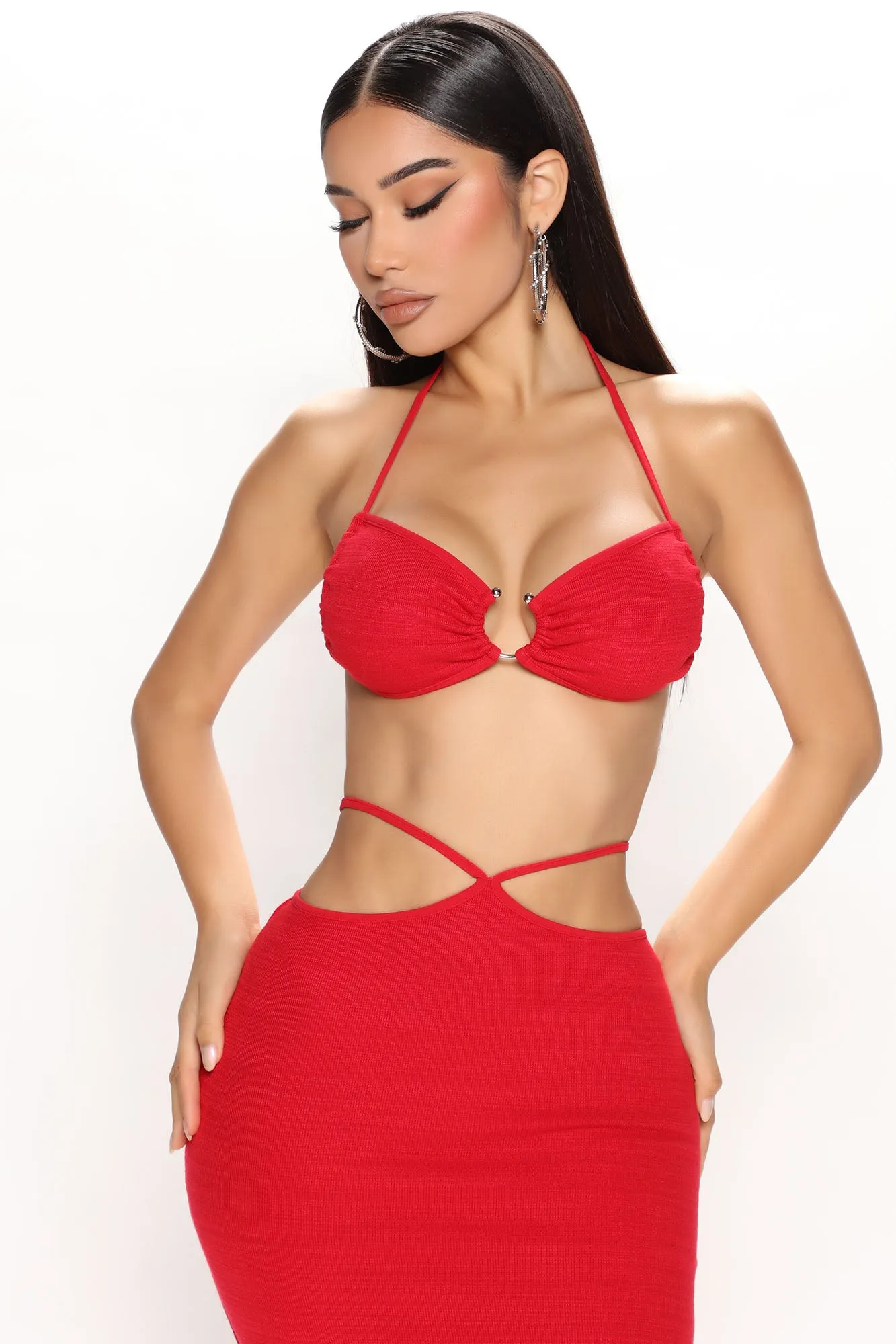 Alani Skirt Set - Red