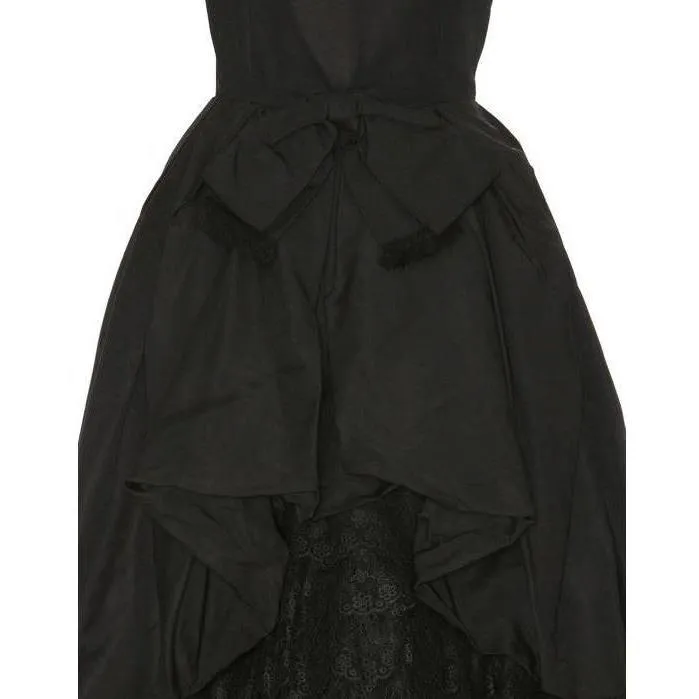 ARCHIVE - 1950s Black Taffeta Bubble Cocktail Dress