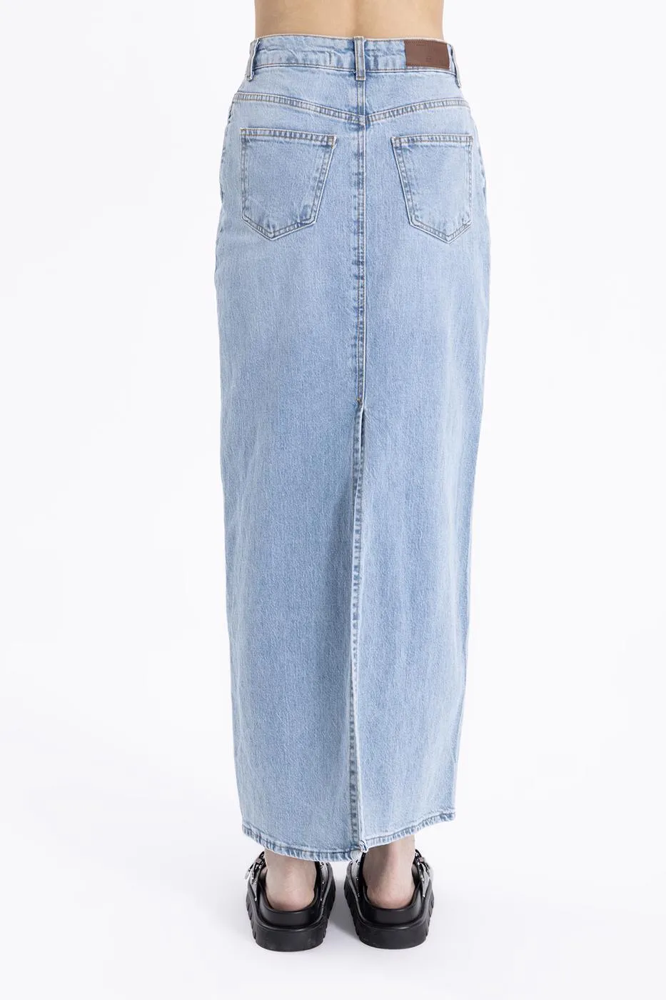 BSL Women Slitted Maxi Denim Skirt - Eastleigh