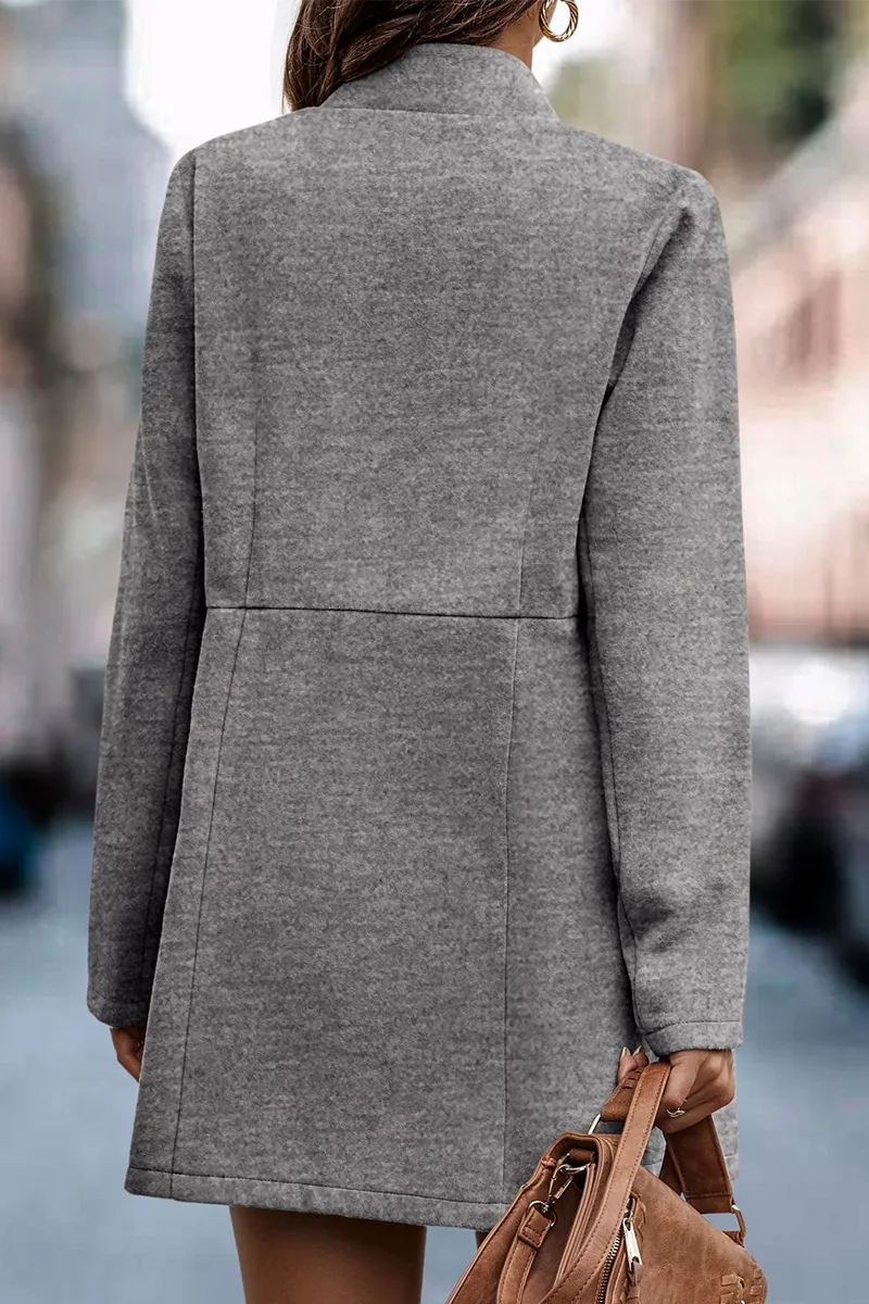 Casual Solid Patchwork Cardigan Collar(5 colors)