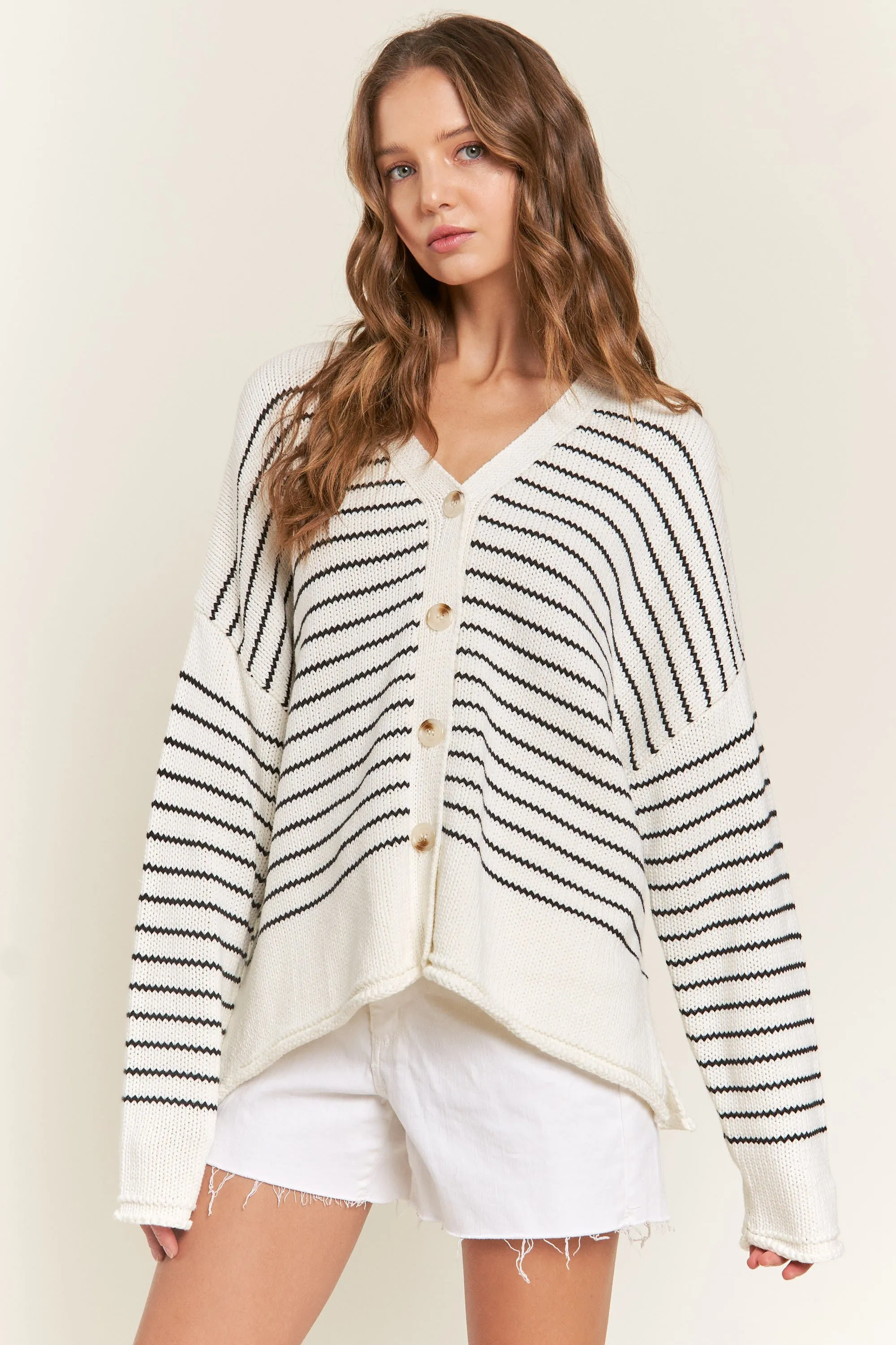 Cotton Knit Cardigan