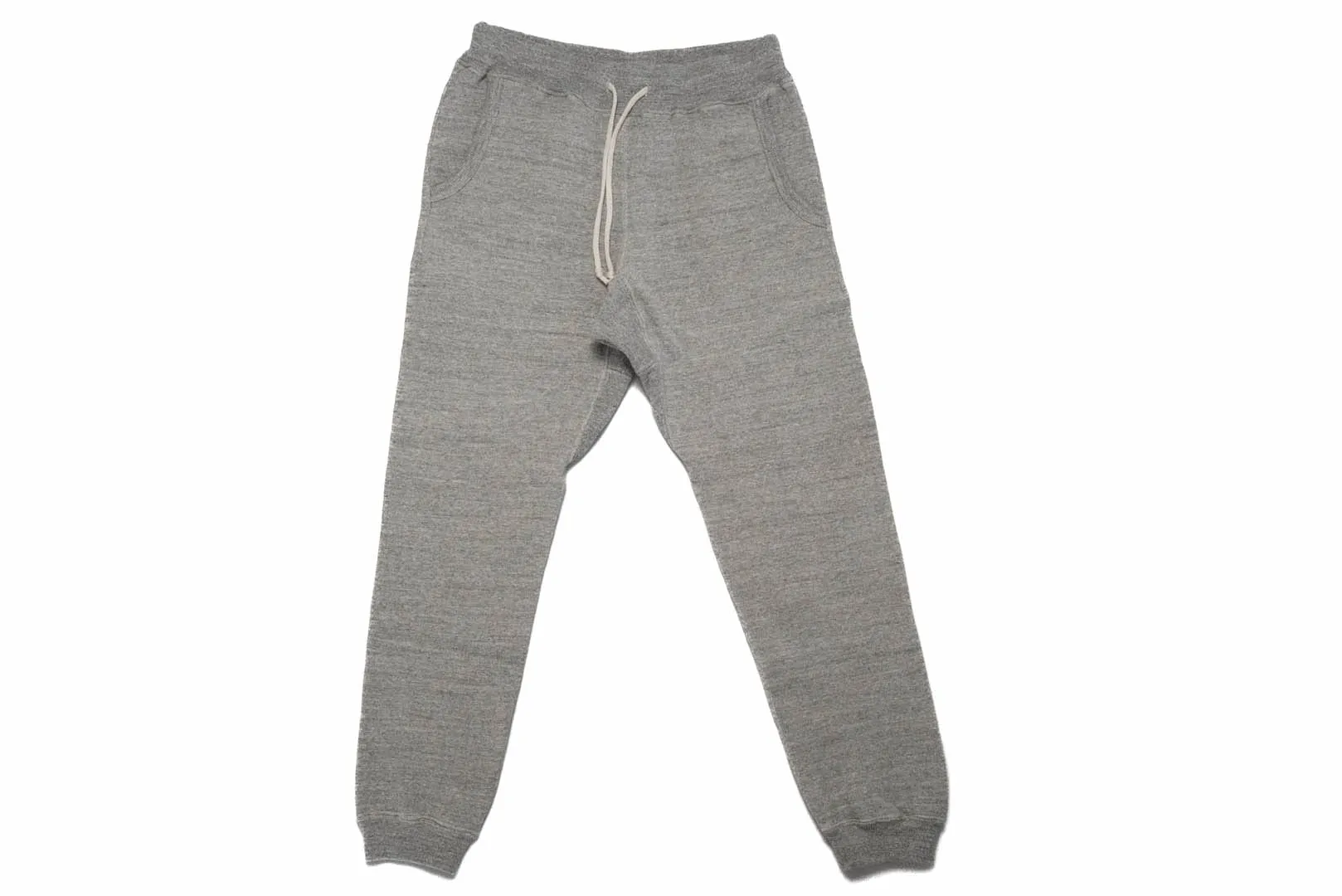 Dubble Works 11oz "Tsuri-ami" Loopwheeled Sweatpants (Heather Grey)