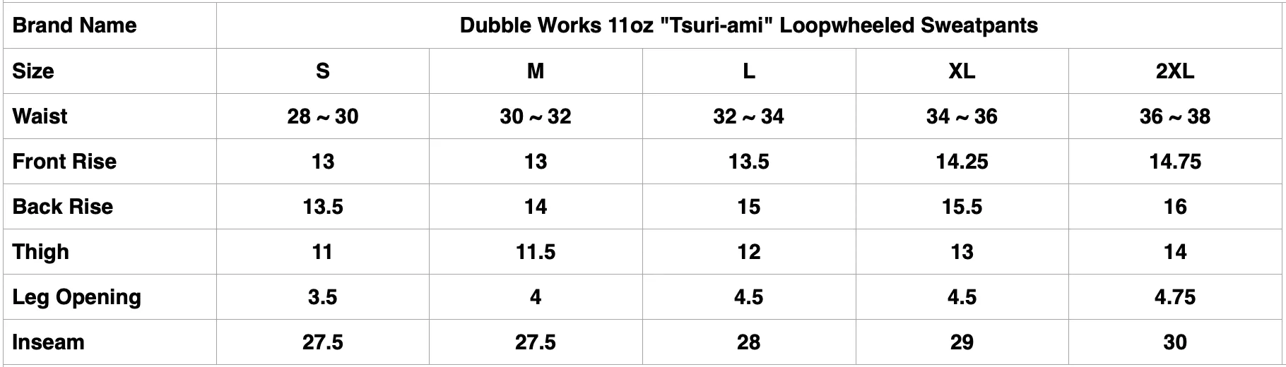 Dubble Works 11oz "Tsuri-ami" Loopwheeled Sweatpants (Heather Grey)