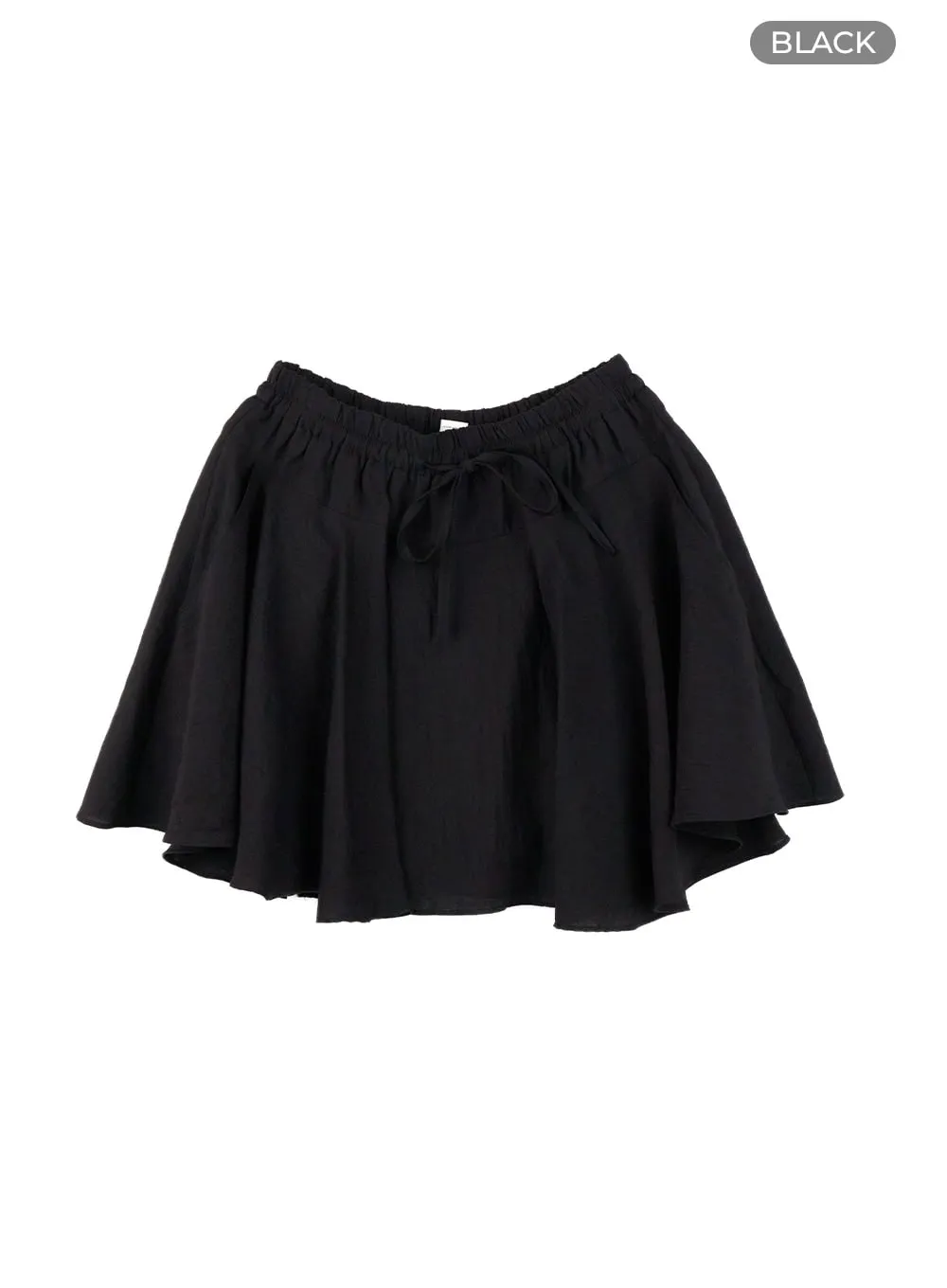 Flare Rayon Mini Skirt OL422