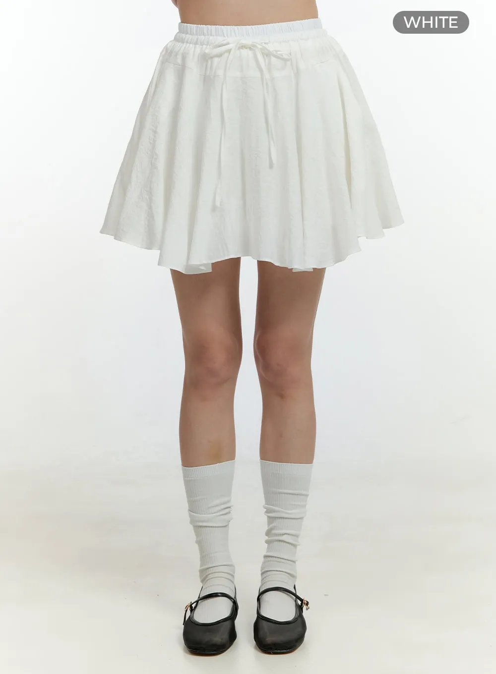 Flare Rayon Mini Skirt OL422