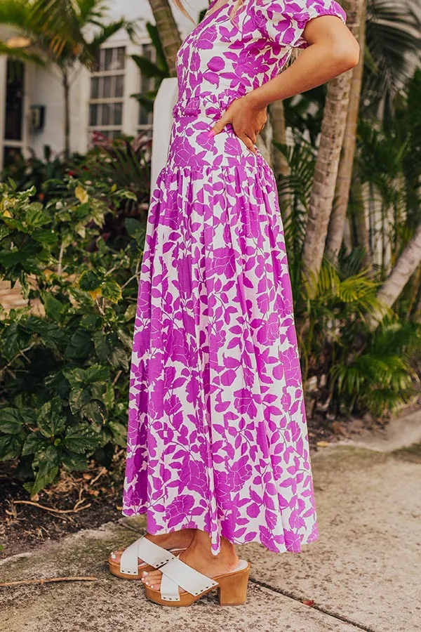Floral Oasis Maxi Skirt