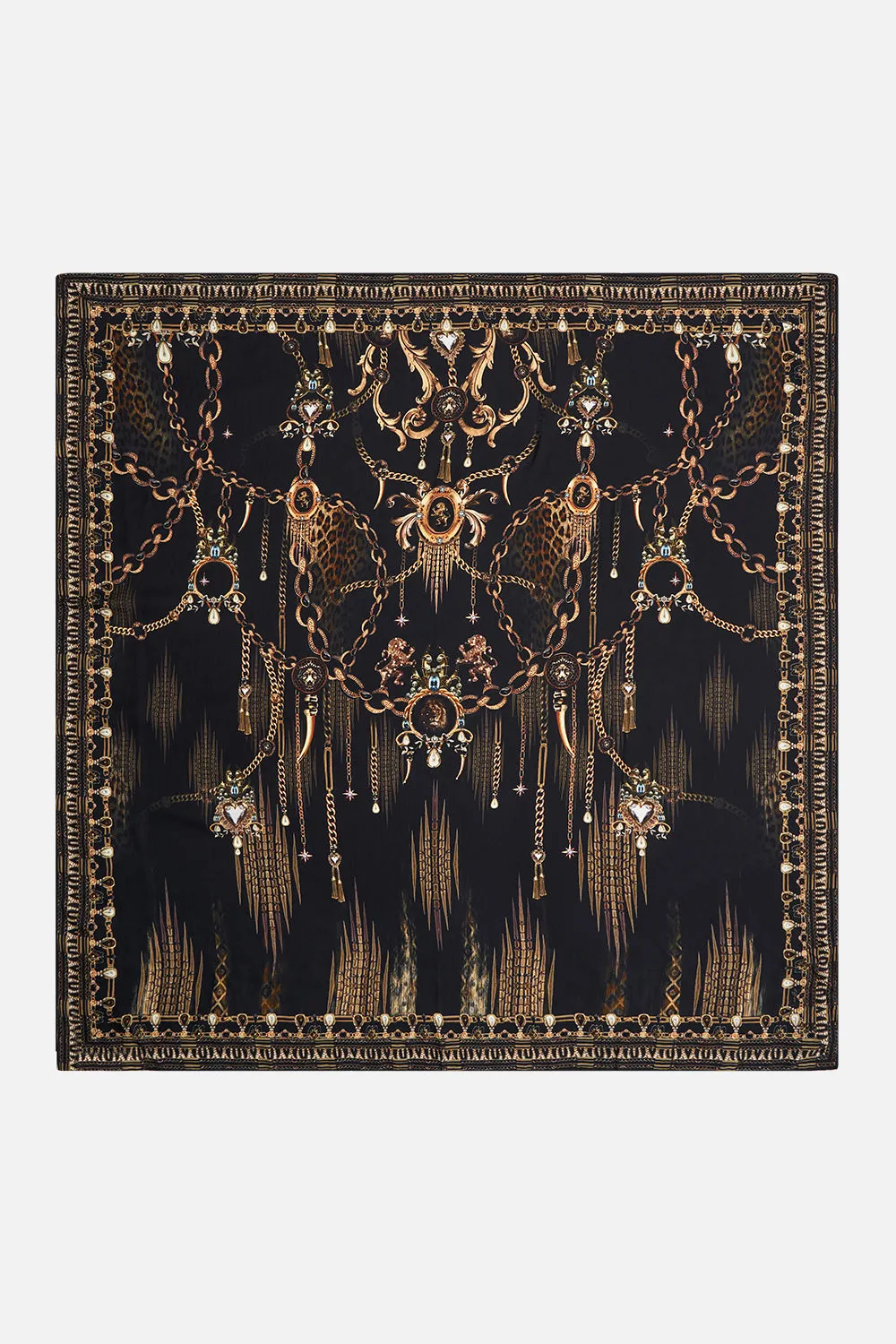 LARGE SQUARE SCARF JUNGLE DREAMING