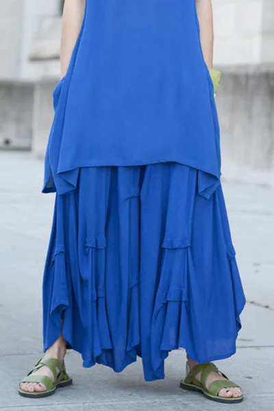 Manifold Skirt in Neptune Crinkle