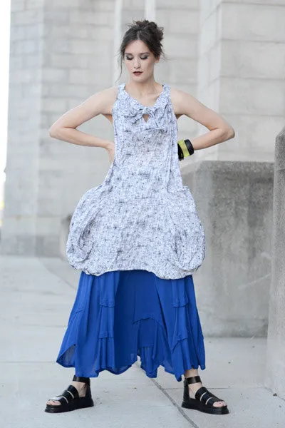 Manifold Skirt in Neptune Crinkle