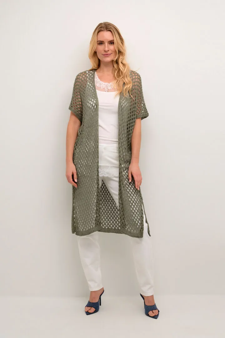 Oanah Crochet Sleeveless Cardigan