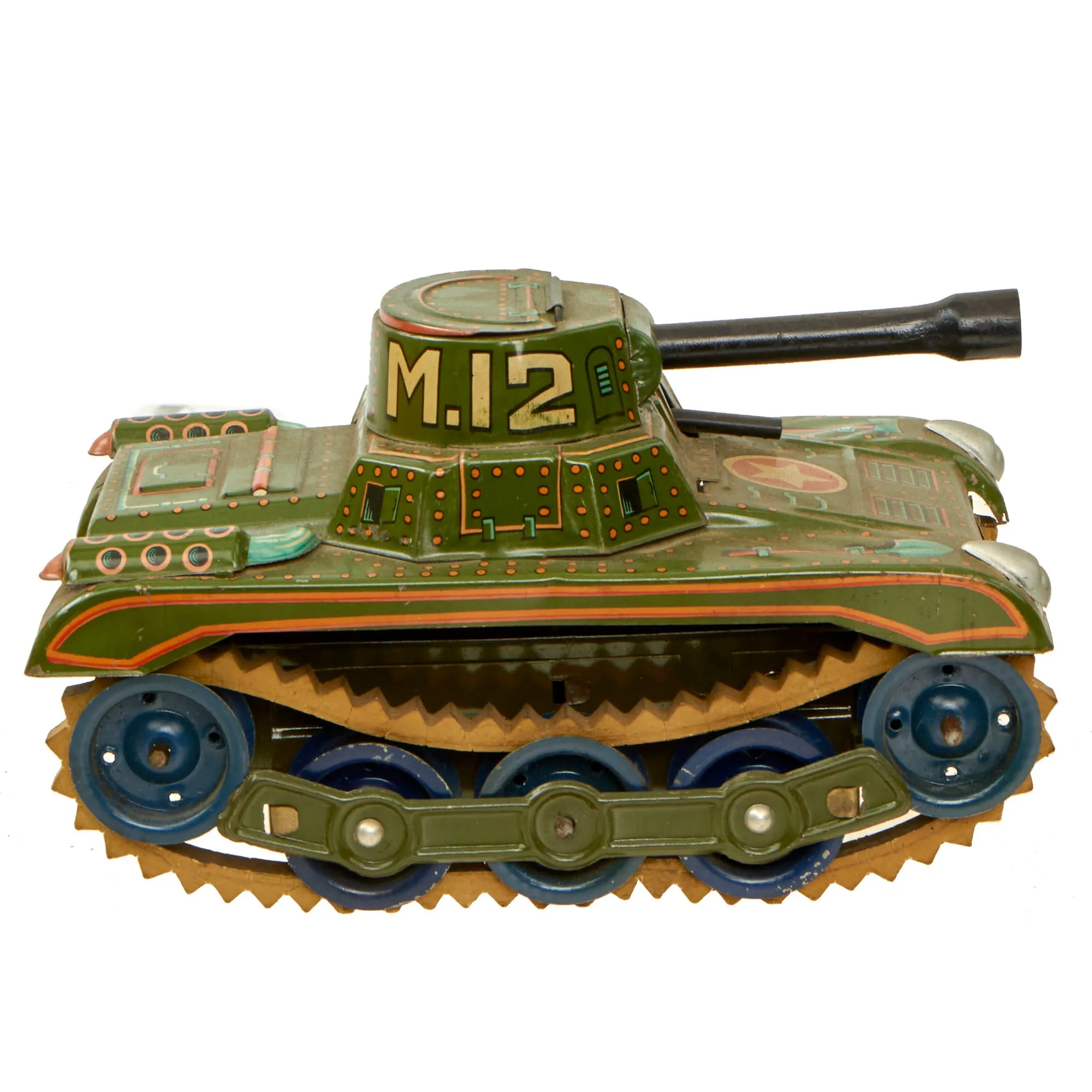 Original U.S. WWII Wartime Economy Toy Tank Collection of 5