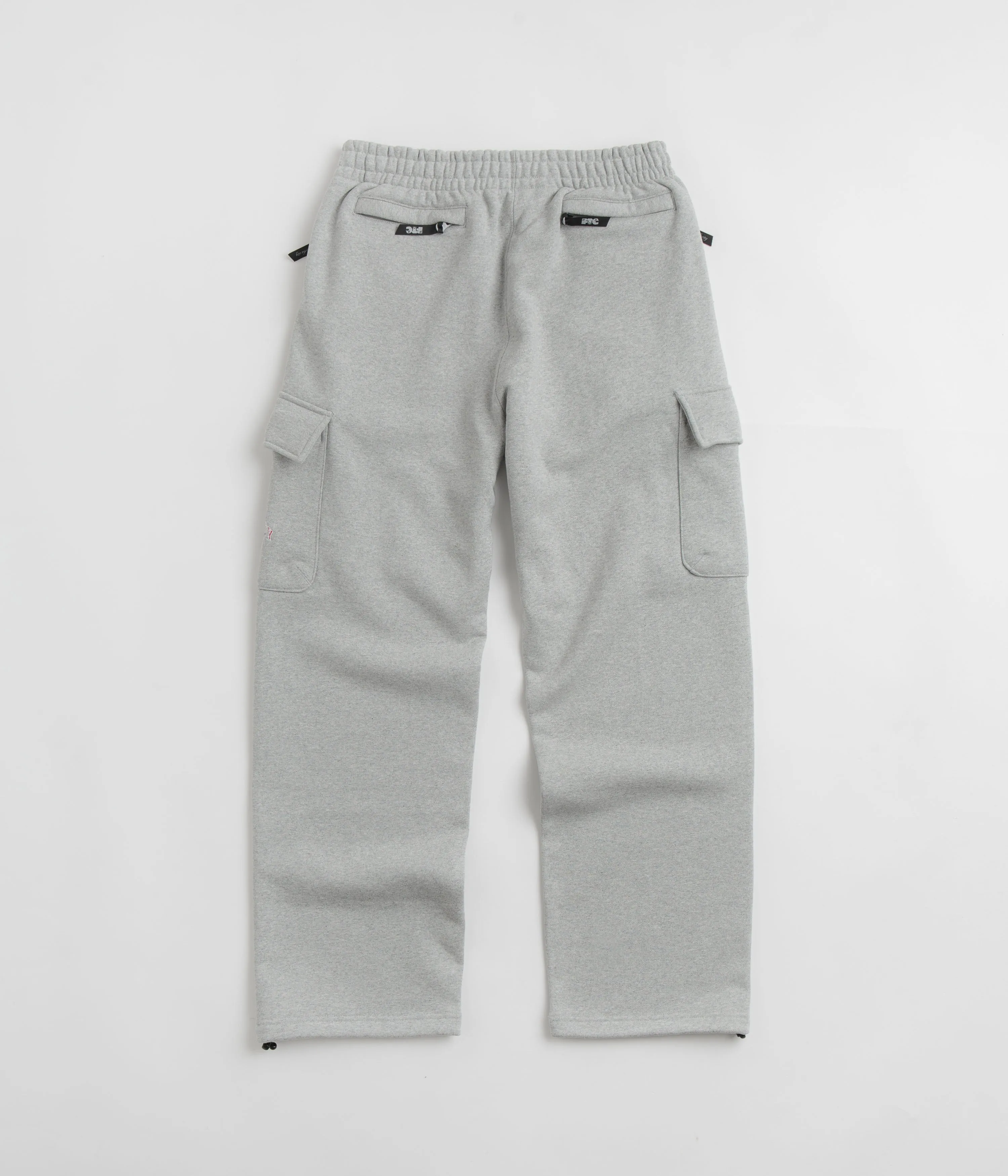 Pop Trading Company x FTC Cargo Sweatpants - Heather Grey