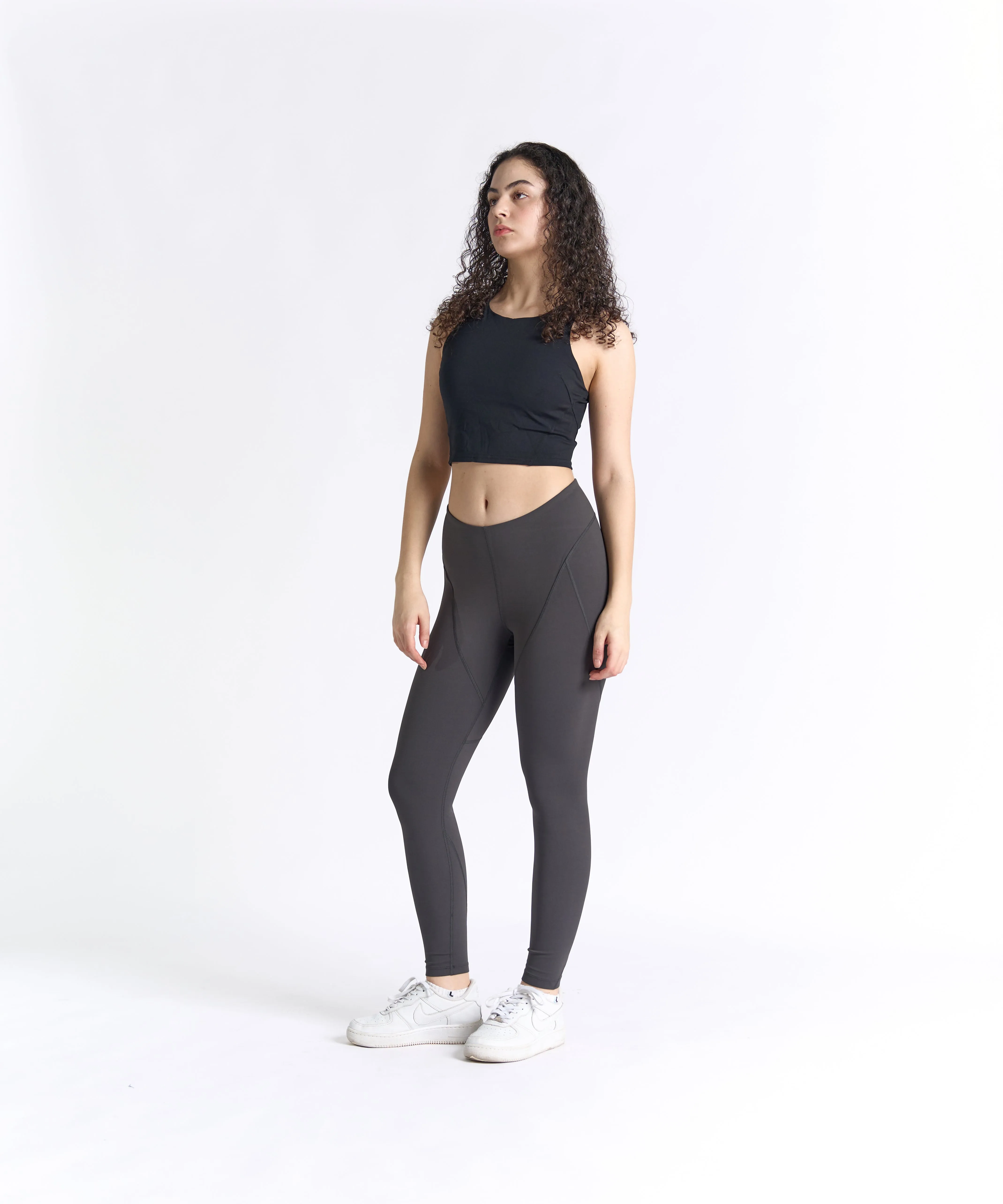 PowerForm Racerback Cropped Tank (with built in pads)