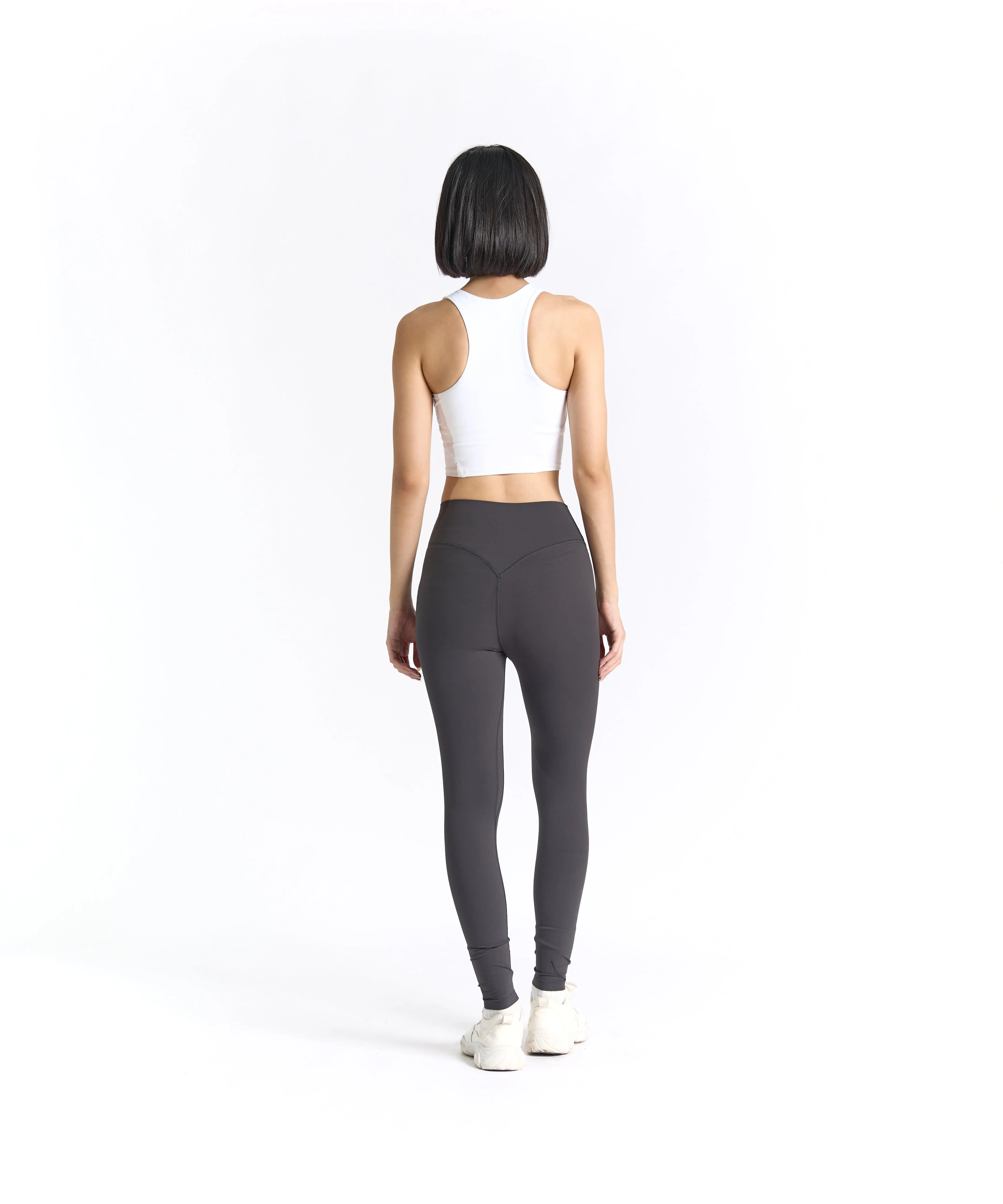 PowerForm Racerback Cropped Tank (with built in pads)