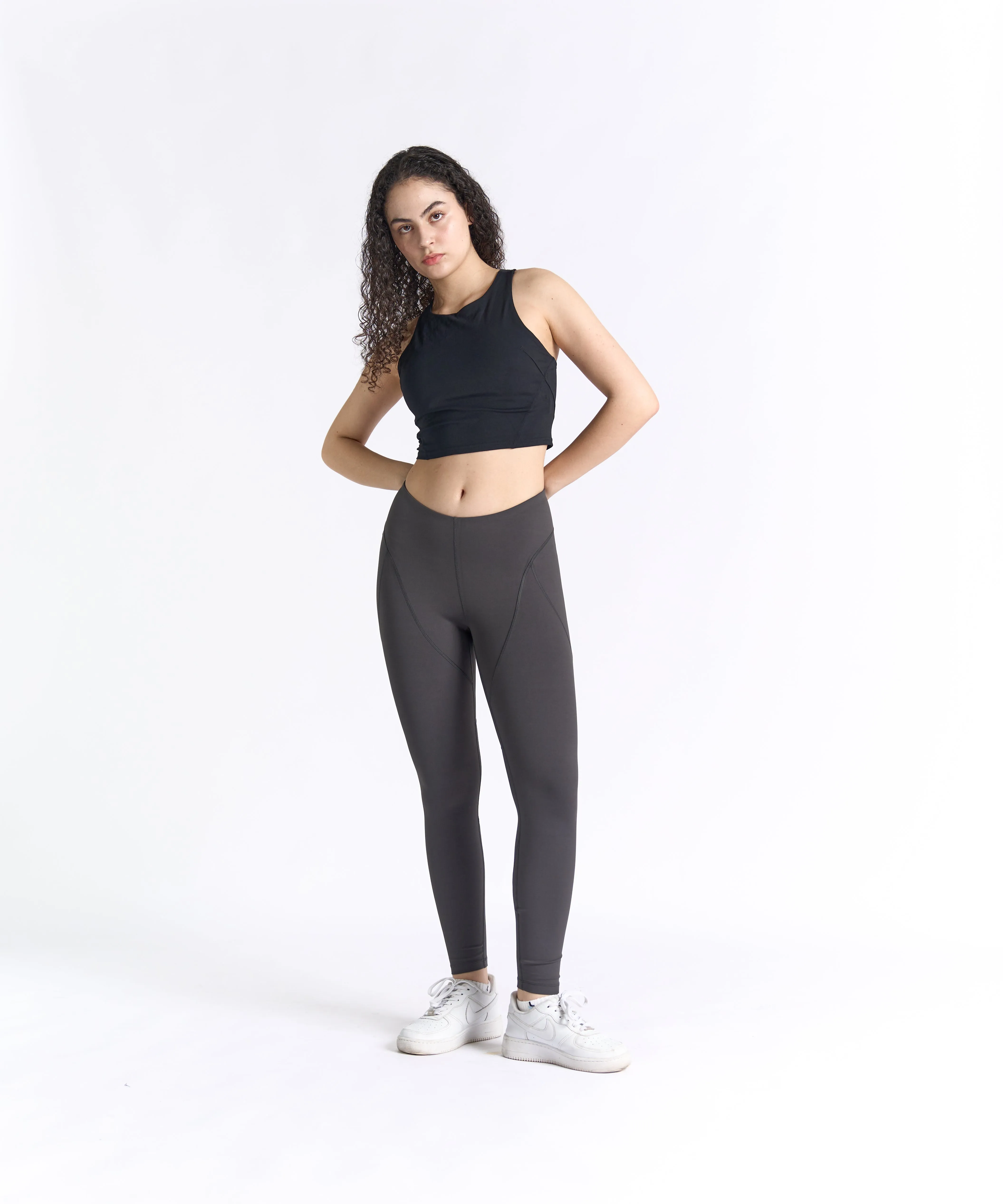 PowerForm Racerback Cropped Tank (with built in pads)