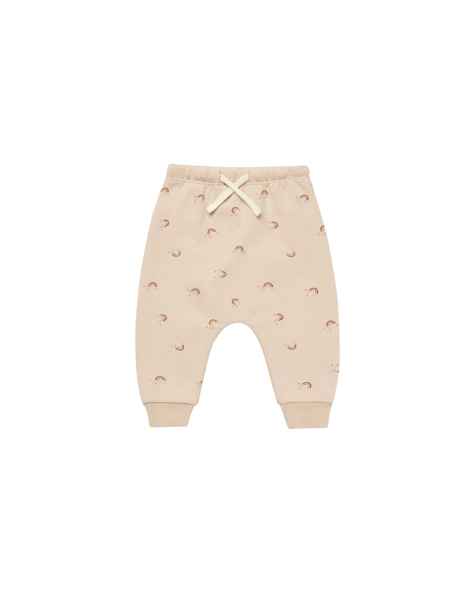 Quincy Mae Shell Rainbow Ruffle Sweat Set