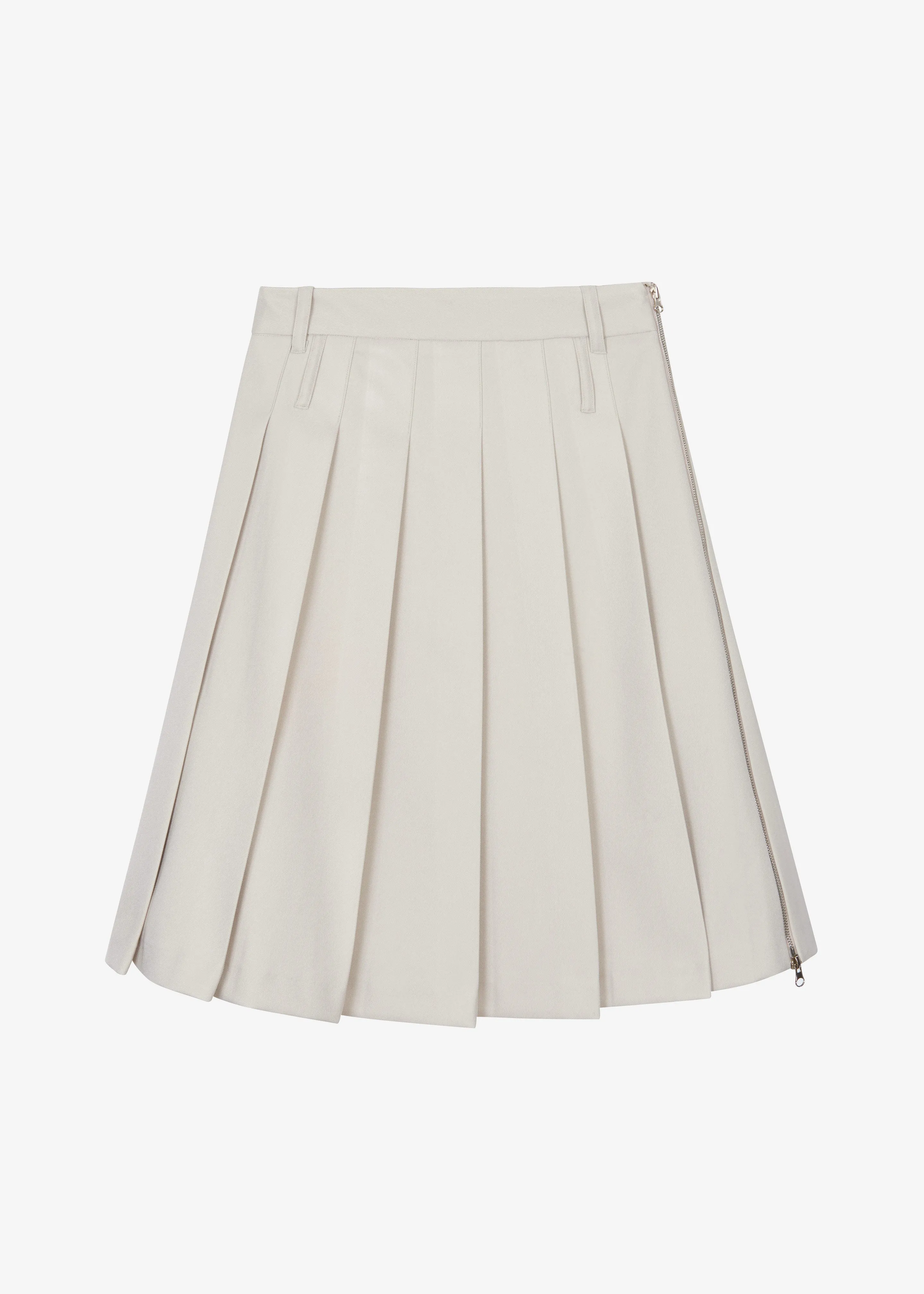 Sarina Pleated Skirt - Beige