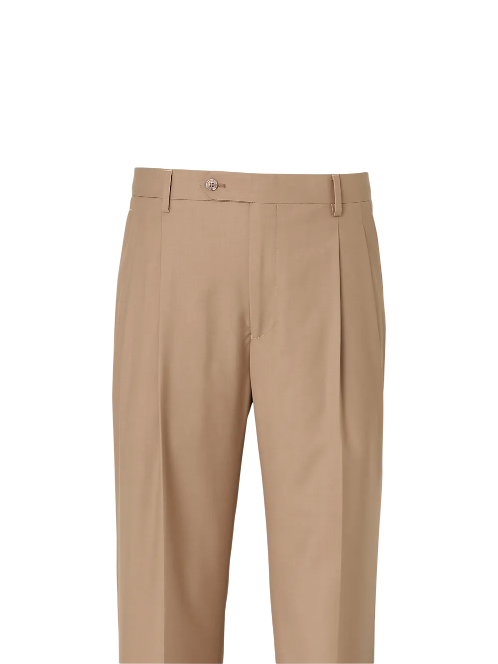 Travel Pleated Pants - Navy