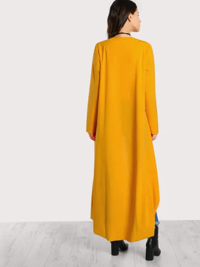 Trendy Open long cardigan jacket