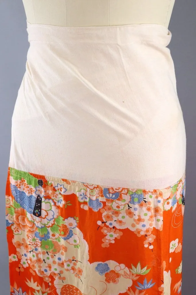 Vintage Kimono Wrap Skirt Susoyoke