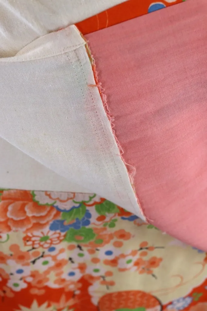 Vintage Kimono Wrap Skirt Susoyoke